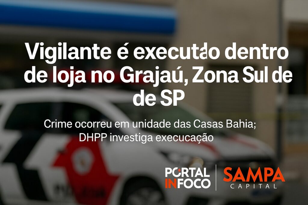 Vigilante é executado com tiro na cabeça em loja no Grajaú, Zona Sul de SP