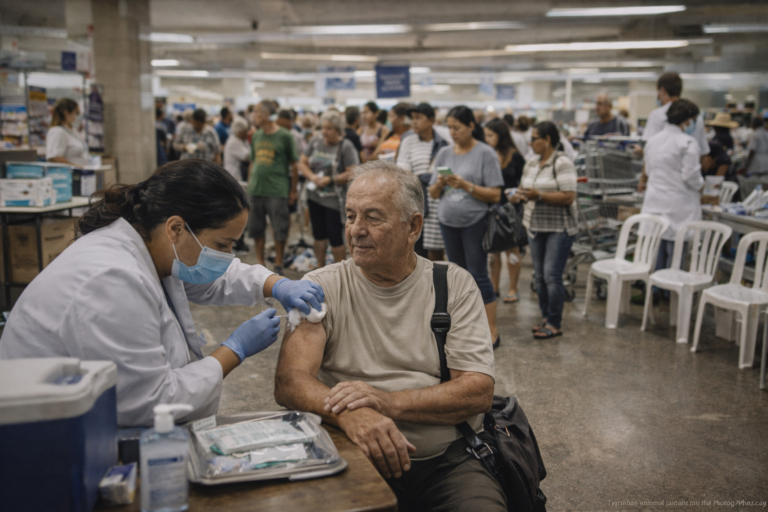 ‘Dia D’ de vacinação contra a gripe mobiliza unidades de saúde e supermercados em Presidente Prudente
