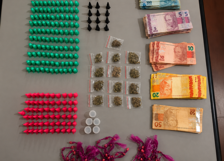 PM prende suspeito por tráfico e apreende drogas em Jandira